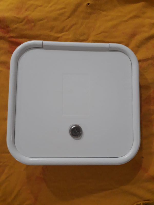 Square White Locker Door